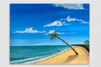 Paint and Sip - Beachy Palm